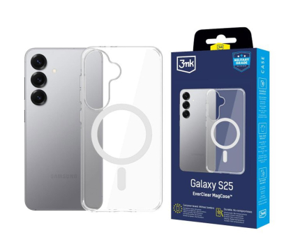 Etui do telefonów 3MK EverClear MagCase do Galaxy S25 5903108657235